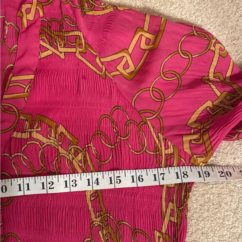 Multicolor Boho Women’s Loose Fit Smocked Shirt Size Medium - Picture 7 of 10